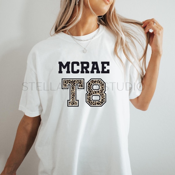 Tate McRae Tシャツ Tate Mcrae Comfort Colors Jersey Tee | T8 Leopard Print