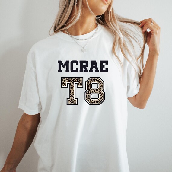 Tate McRae Tシャツ Tate Mcrae Comfort Colors Jersey Tee | T8 Leopard Print