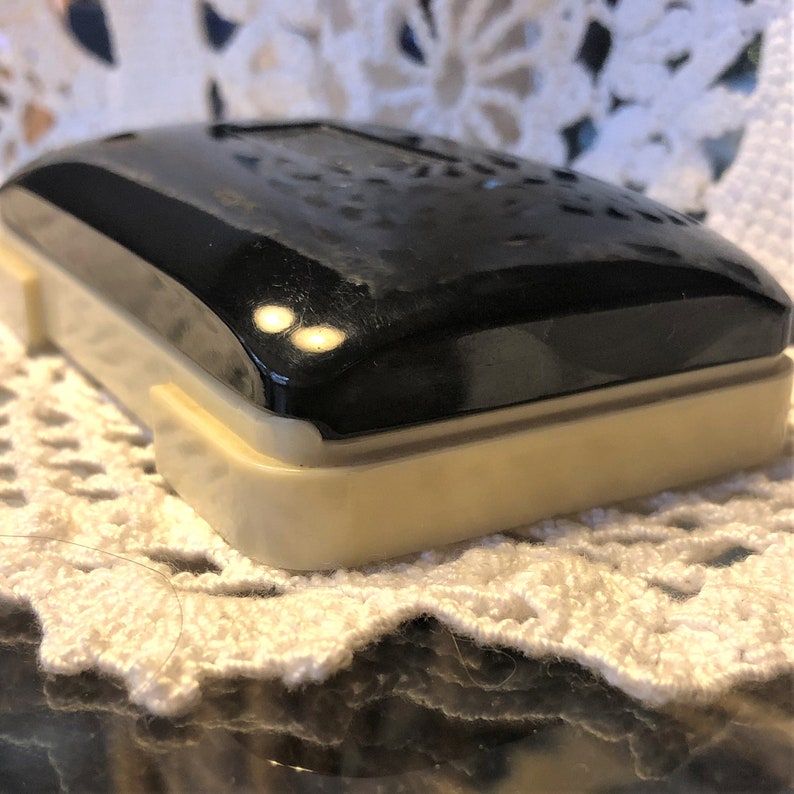 Mother of Pearl Early Vintage Hickok Tuxedo Studs in Original Celluloid Box