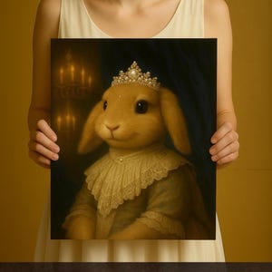 Custom Pet Portrait Painting Canvas, Renaissance Pet Portrait from Photo, Royal Pet Painting Digital Art, Portrait Art Design,Pet Lover Gift