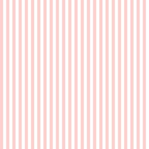Baby Pink Striped Cotton Fabric: Riley Blake 1/4&quot; Stripes - By The Yard