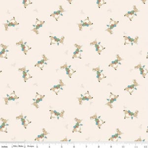 Riley Blake - The Tale of Peter Rabbit Toss in CREAM -  BEATRIX POTTER™. Frederick Warne & Co. 100% Cotton Quilting Fabric