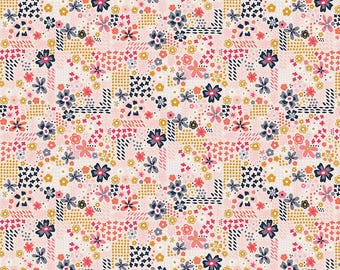Tela floral Golden Astor Garden Cream de Gabrielle Neil Design Studio para Riley Blake Designs - C9845-CREAM