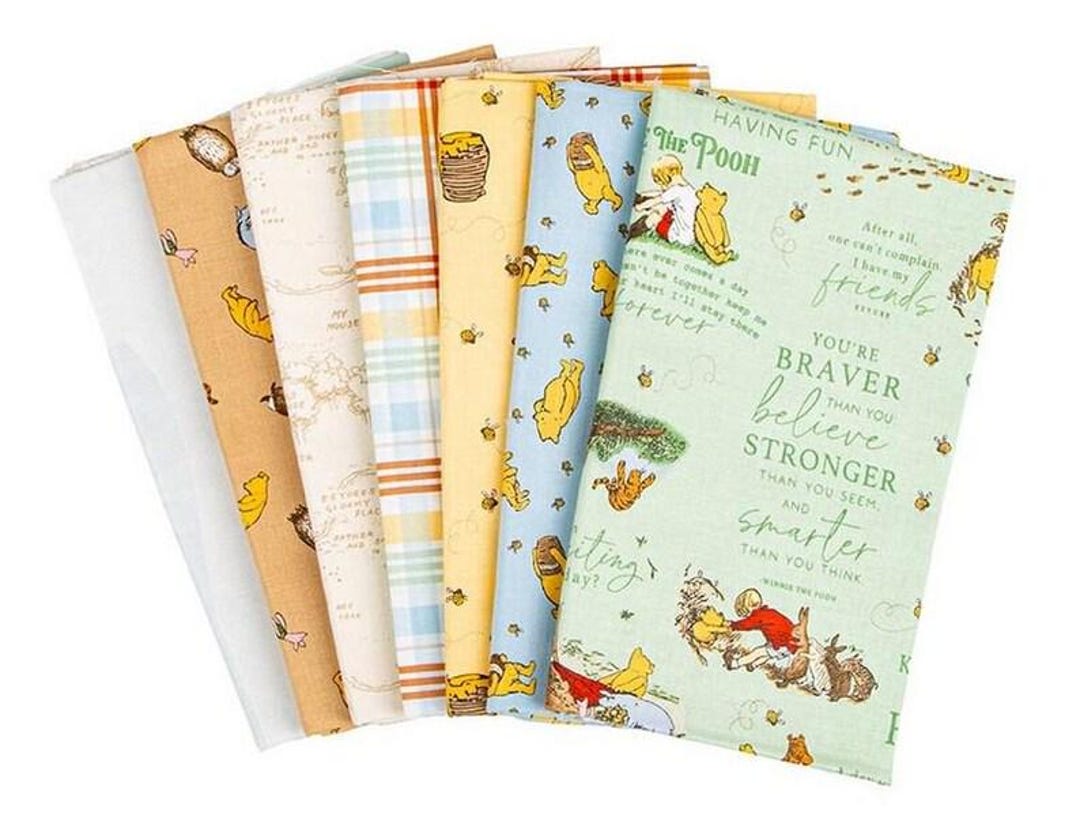 Winnie the Pooh Bundle Green, 6 Pcs. by Echo Park Paper Co. for Riley ...