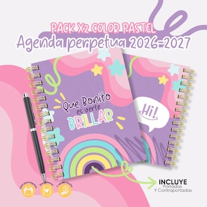 2026-2027 Perpetual Planner, Monthly Planner and Weekly Planner. Printable 2026-2027 Planner
