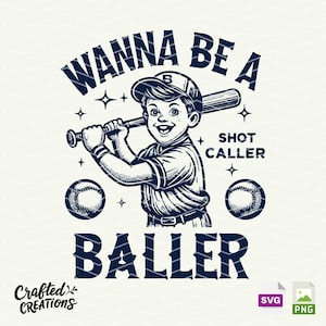 Fichiers SVG PNG, chemise de baseball rétro, impression de baseball vintage, SVG de baseball pour garçon, conception de citation de baseball