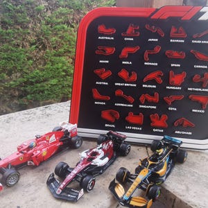 Handgemaakte 3D Formule 1-circuitset – muurkunst F1 circuit – cadeau racefan – motorsportdecoratie