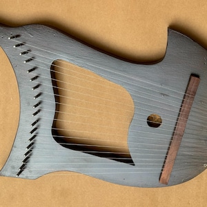 18-String Lyre Harp - Solid Rosewood Lyre with Bag, Tuning Key, and Spare Strings | Handmade harp instrument