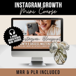 Minicurso de crecimiento en Instagram / MRR + PLR (PDF)