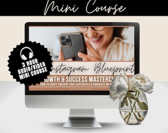 Instagram Growth Mini Course | MRR + PLR (PDF)