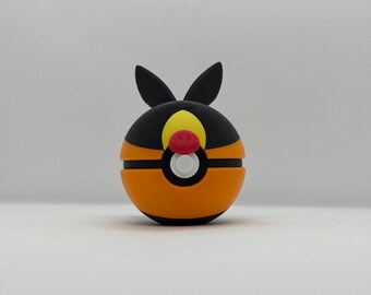 TepigBall Pokéball Clicker | 3D Printed Tepig Unova Starter | Handmade in Switzerland
