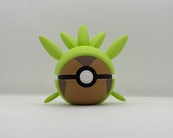 ChespinBall Pokéball Clicker | 3D Printed Chespin Kalos Starter | Handmade in Switzerland