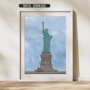 Sorbetero in the USA Wall Art Decor, Dirty Ice Cream Printable Art, Philippine Poster, Digital Download, Pinoy Decor, Home Living Room