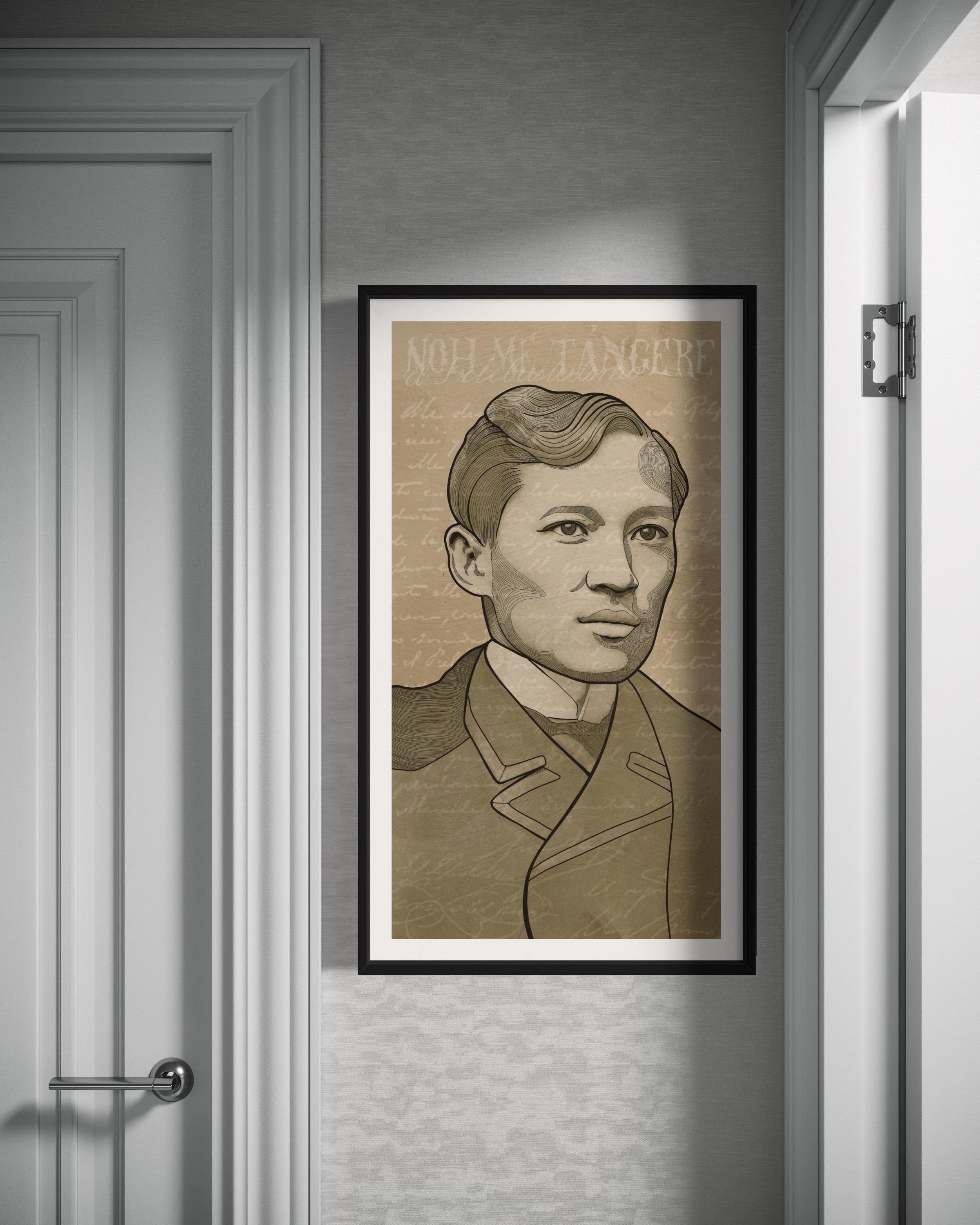 Jose Rizal Philippine National Hero, Filipino Digital Art Illustration ...