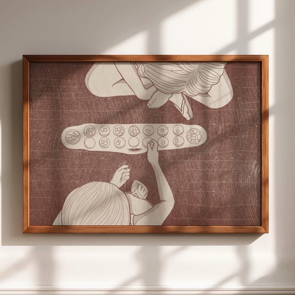 Impresión artística del juego Sungka filipino, decoración de pared cultural filipina, arte tradicional filipino para el hogar, póster de Filipinas, decoración de pared de satén, juego