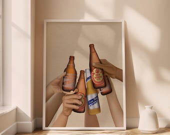 Beer Wall Art | Filipino Art | Filipino Wall Art | Philippine Wall Art | Philippines | Kitchen Wall Decor | Filipino Home Kitchen Art Decor