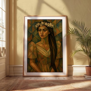 Filipina feminist Art Beauty, Philippines Modern Art Poster, Home Wall Art Decor, Asian Feminist Art, Printable Digital Art, Boho Wall Art