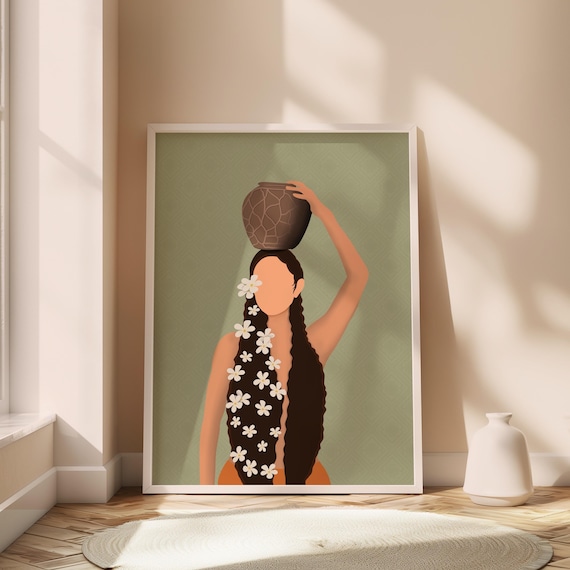 Philippines Poster Filipino Home Art Filipina feminist Art Beauty, Philippines Modern Art Poster, Home Wall Art Decor, Asian Feminist Art,