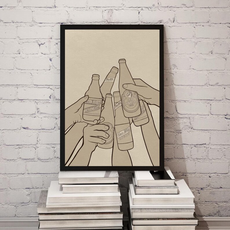 Filipino Beer Art Print: 