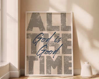 Impression d'affiche en satin inspirante, art mural motivant, décoration d'intérieur religieuse, décoration de typographie moderne, cadeau pour des amis, panneau d'encouragement
