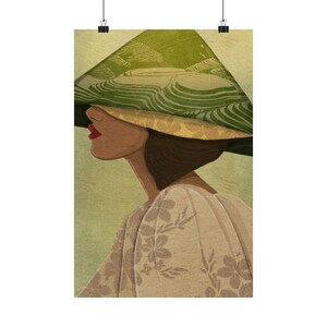 Philippines Rice Terraces Poster Satin Poster | Sampaguita Filipino Heritage Wall Art image 6