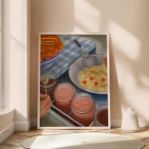 Filipiński FishBall Cart Street Food Art, Pinoy Home & Kitchen Art Printables, Digital Download Wall Decor, Philippine Tradition Culture