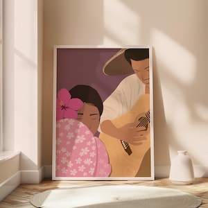 Harana Filipino Serenade, Filipino Home Art Decor, Filipino Culture Wall Art Decor, Philippines Culture Art, Filipino Love Couples Art
