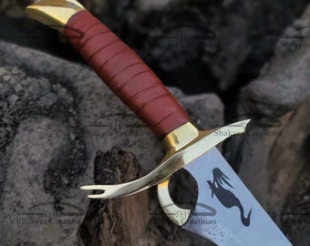 Heron Marked Great Sword – Handmade Viking Sword with Scabbard | Unique Wedding or Anniversary Gift for Husband | Groomsmen Gift for Him