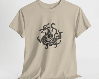 古代中国の龍のTシャツ、風水のシンボル