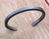 Iron Bracelet, Hand forged iron, Blacksmith Bracelet, Anvil Forged, 6th anniversary gift for him, Iron bracelet