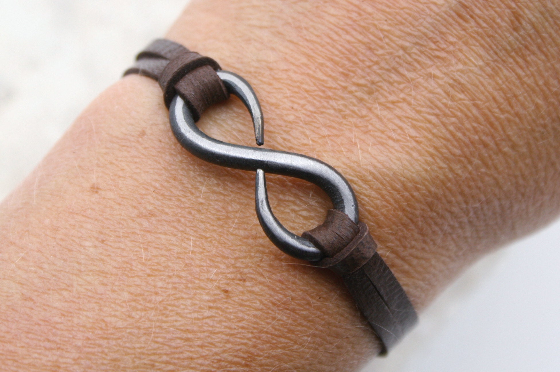 Infinity Bracelet 6th Anniversary Gift Iron Anniversary Gift Iron Bracelet Iron Jewelry Infinity Jewelry Etsy Canada