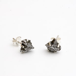 Iron Meteorite Freeform Studs Iron Meteorite Freeform Studs