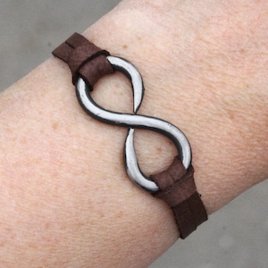 Iron Infinity Bracelet, Traditional 6th Anniversary Gift