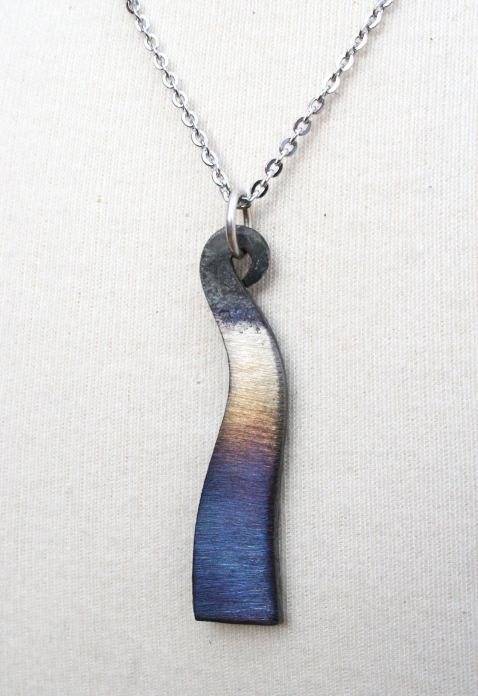 Blacksmith Jewelry Iron Necklace 11th Anniversary Etsy