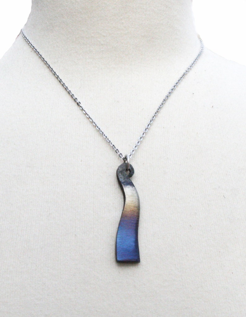Blacksmith Jewelry Iron Necklace 11th Anniversary Etsy
