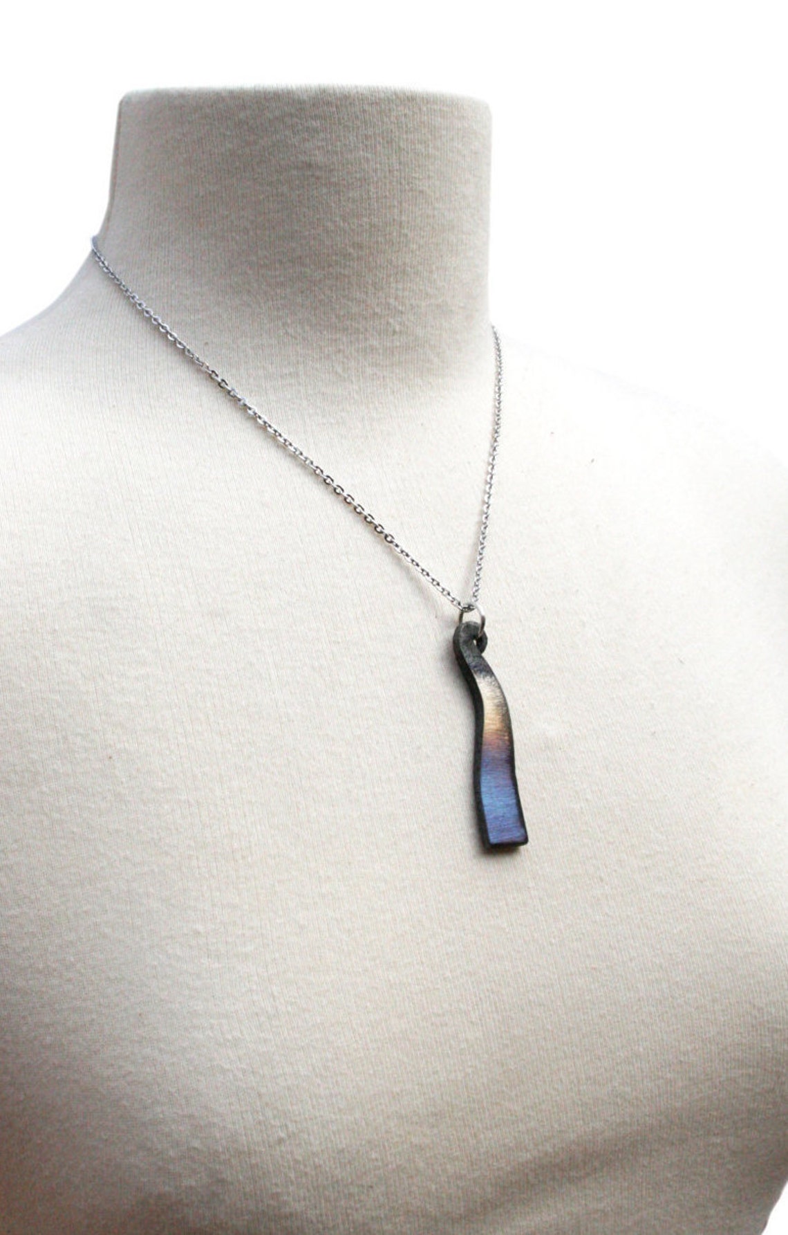 Blacksmith Jewelry Iron Necklace 11th Anniversary Etsy