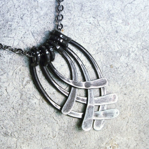 6th Anniversary Heart Necklace Iron Jewelry Necklace Etsy