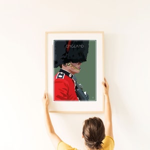England A4 Kunstdruck