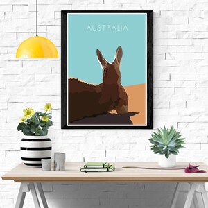 Australien A4 Kunstdruck