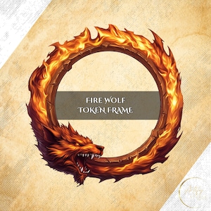 Ice Dragon Token Frame – Borda digital para DnD ou qualquer jogo. Compatível com Foundry VTT, Roll20 e outros tabletops virtuais.