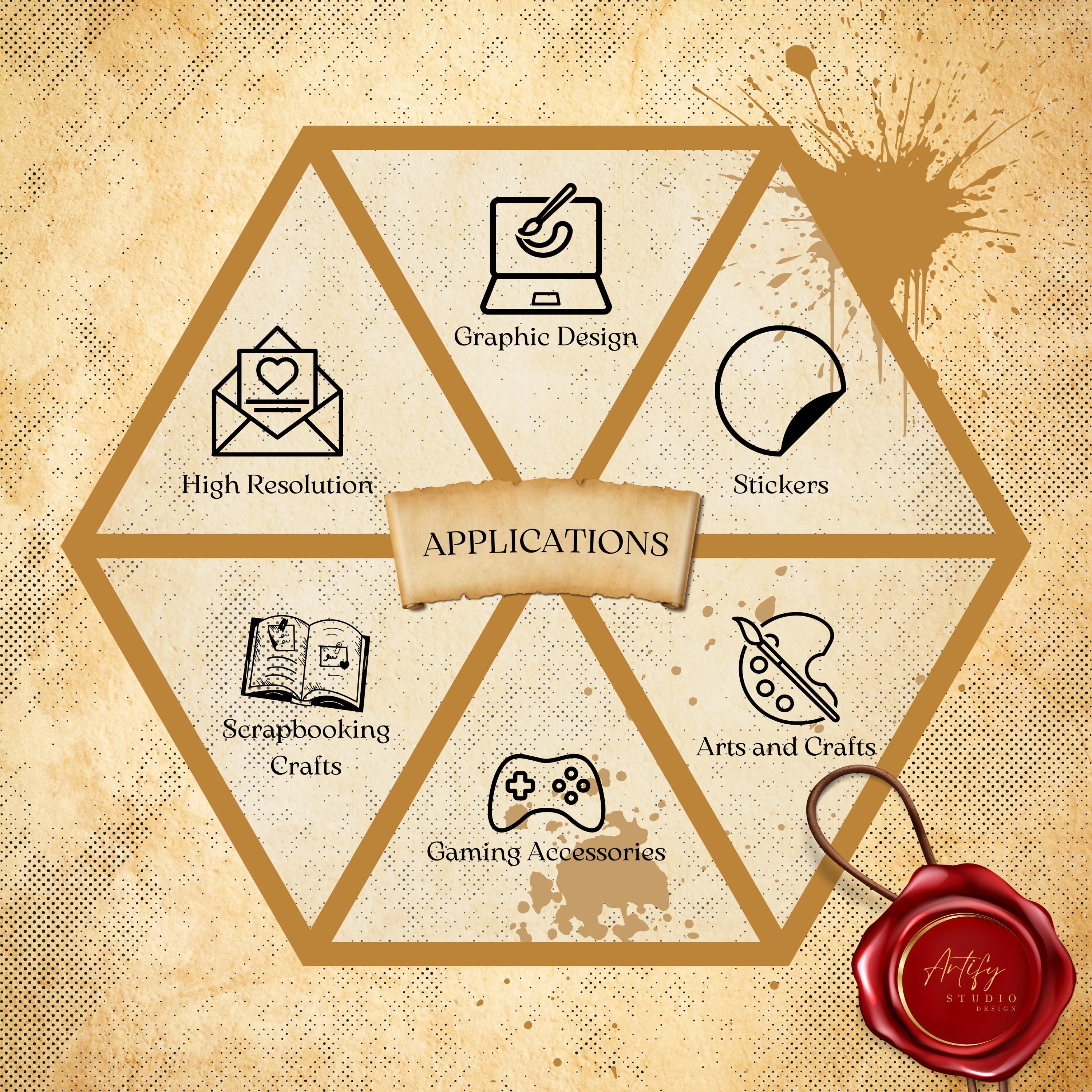 Arcane Runes – 12 Magical Cliparts (PNG & SVG), Digital Download ...