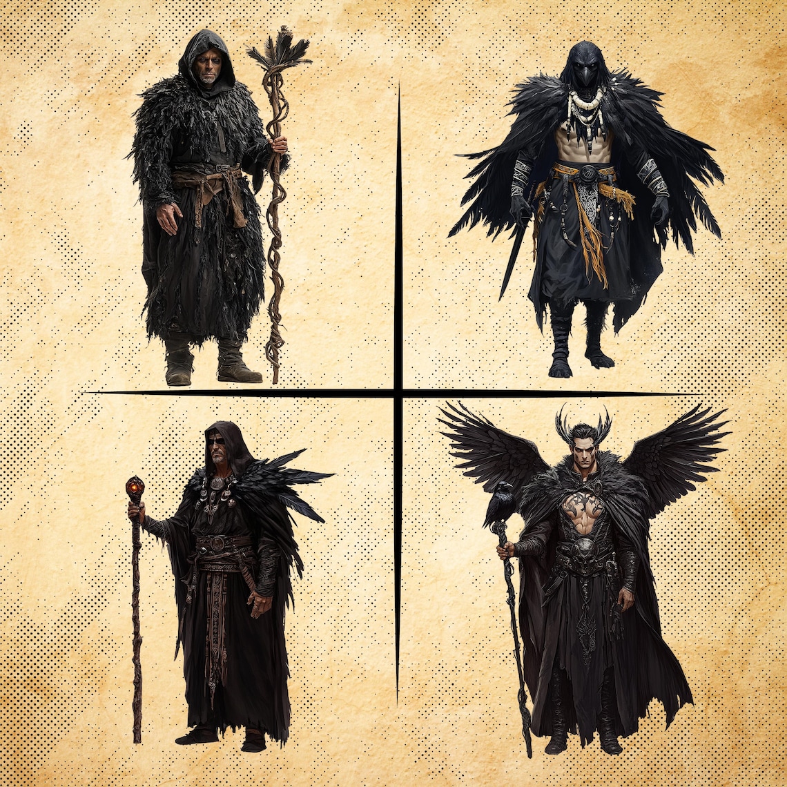 Raven Shamans – Mystics in Feathered Robes and Ritual Darkness ...