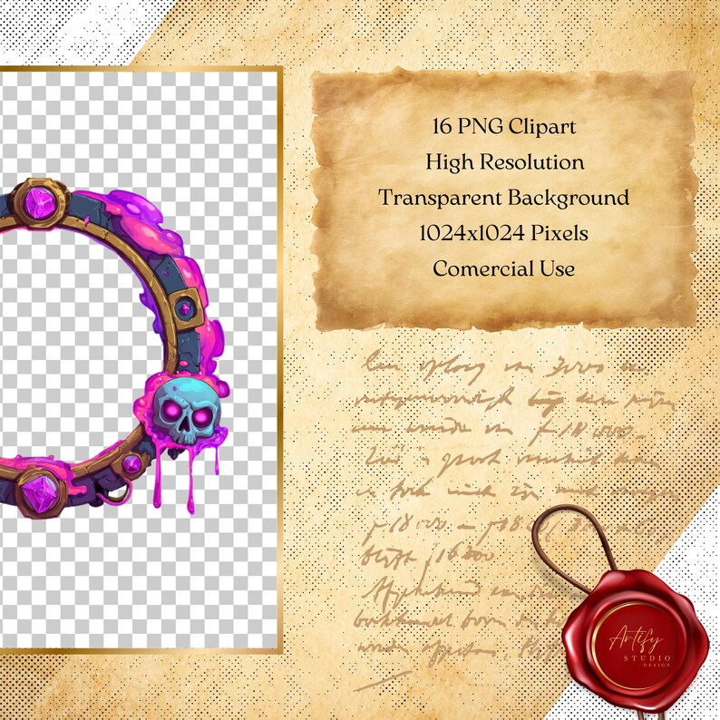 Element Token Frames – Digital Borders for Dnd or Any Fantasy Game ...