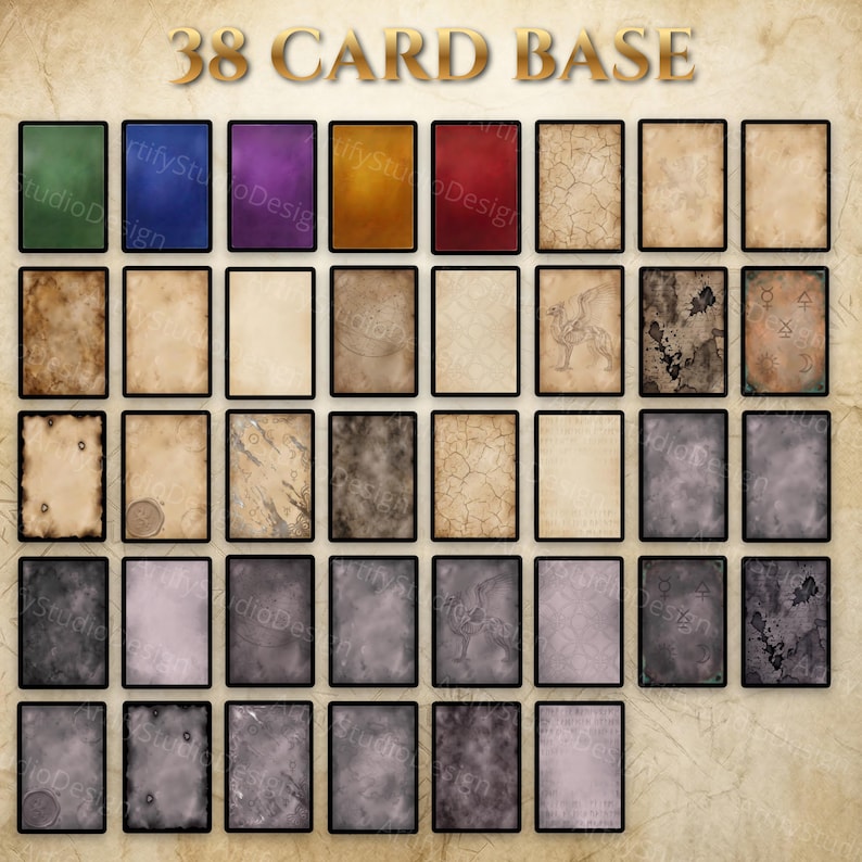 Ultimate Tcg Development Kit | Fantasy Trading Card Game Asset Bundle | Modular Card Maker PNG SVG | Game Design UI | Commercial Use image 7