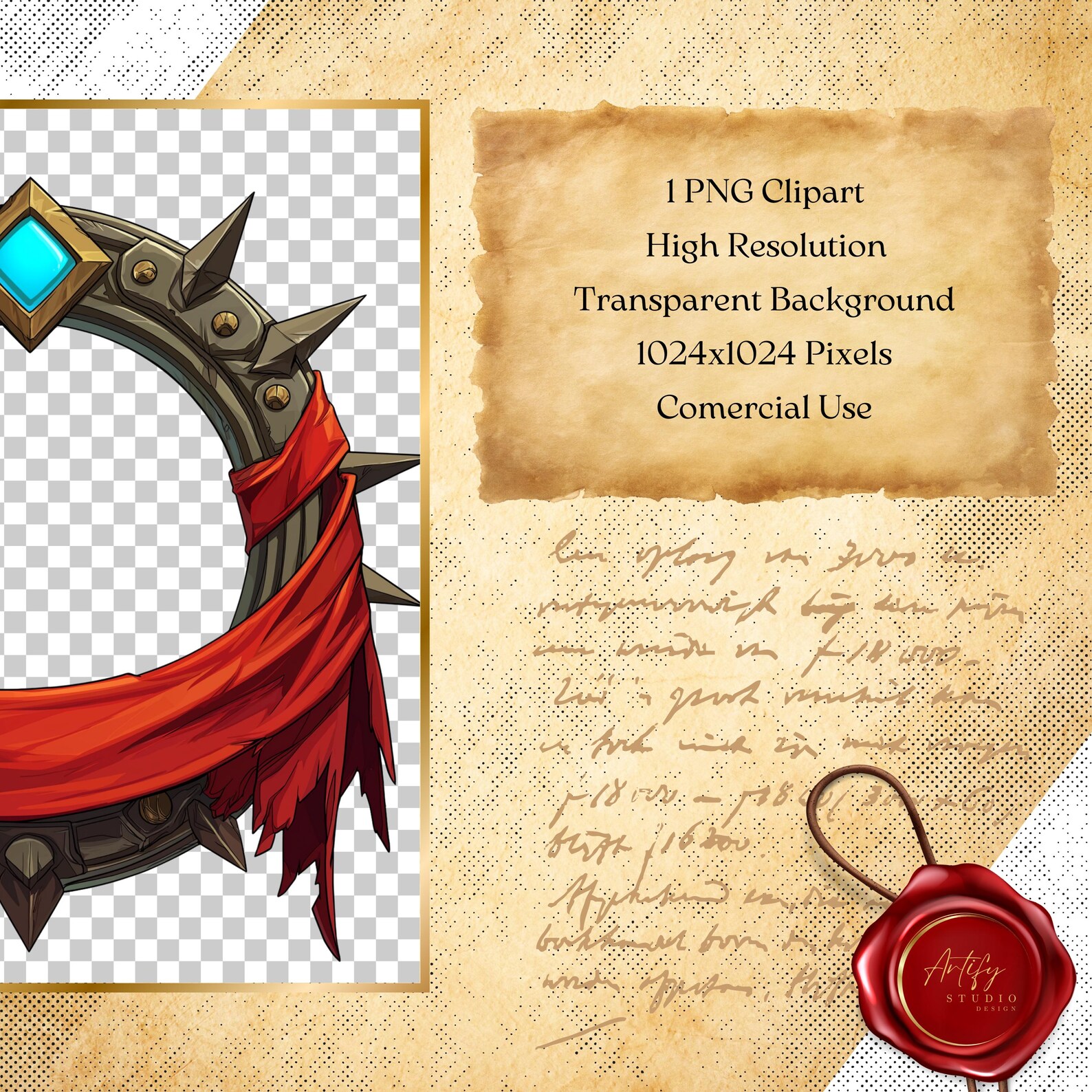 Noble Fighter Token Frame – Digital Border for Dnd or Anything Game ...