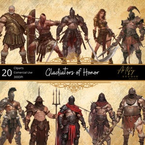 Gladiatoren der Ehre - Heldenhafte Krieger der Antiken Arena , Transparenter Hintergrund , Kommerzieller Gebrauch