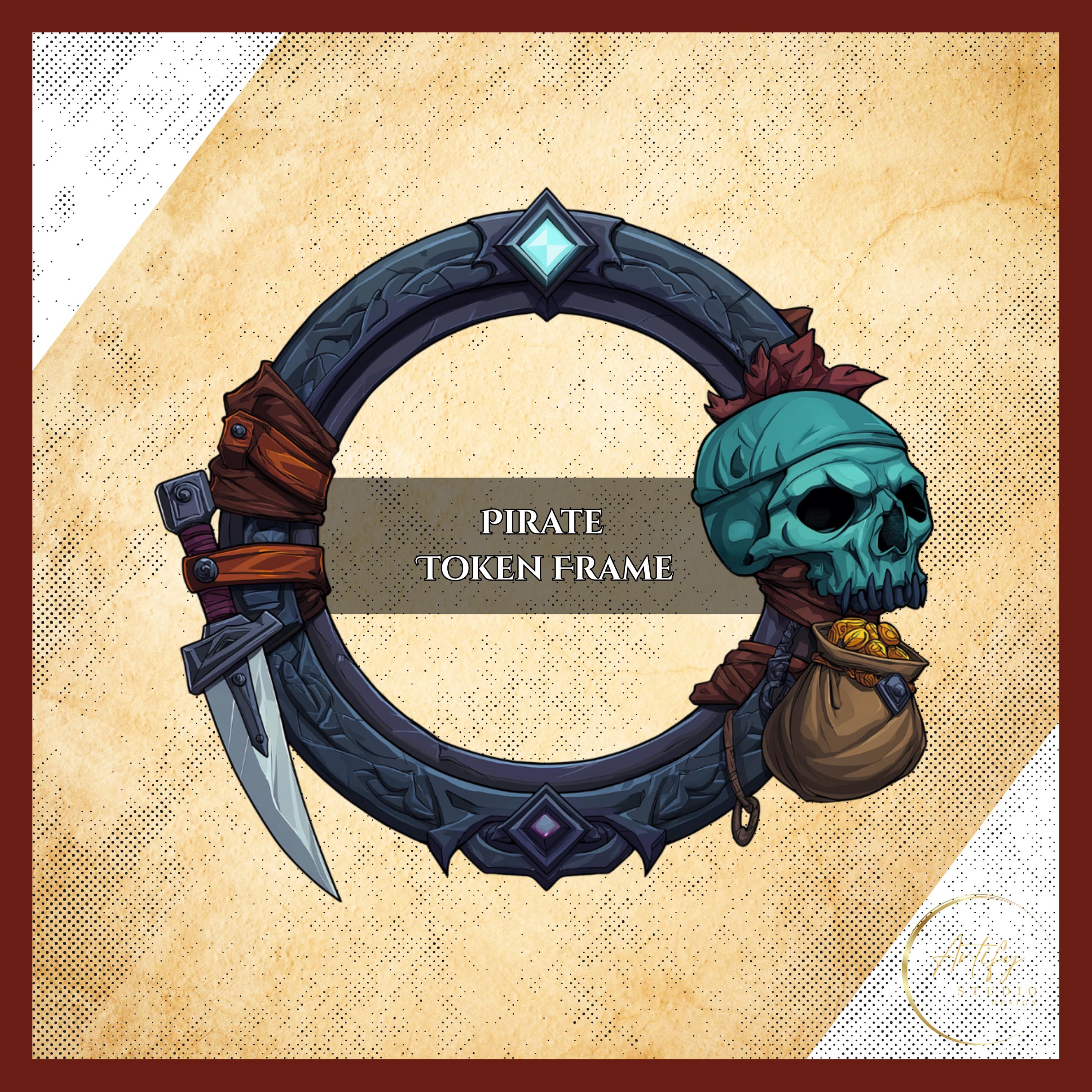 Protoss Token Frame Pirate Token Frame – Digital Border for Dnd or Anything Game ...