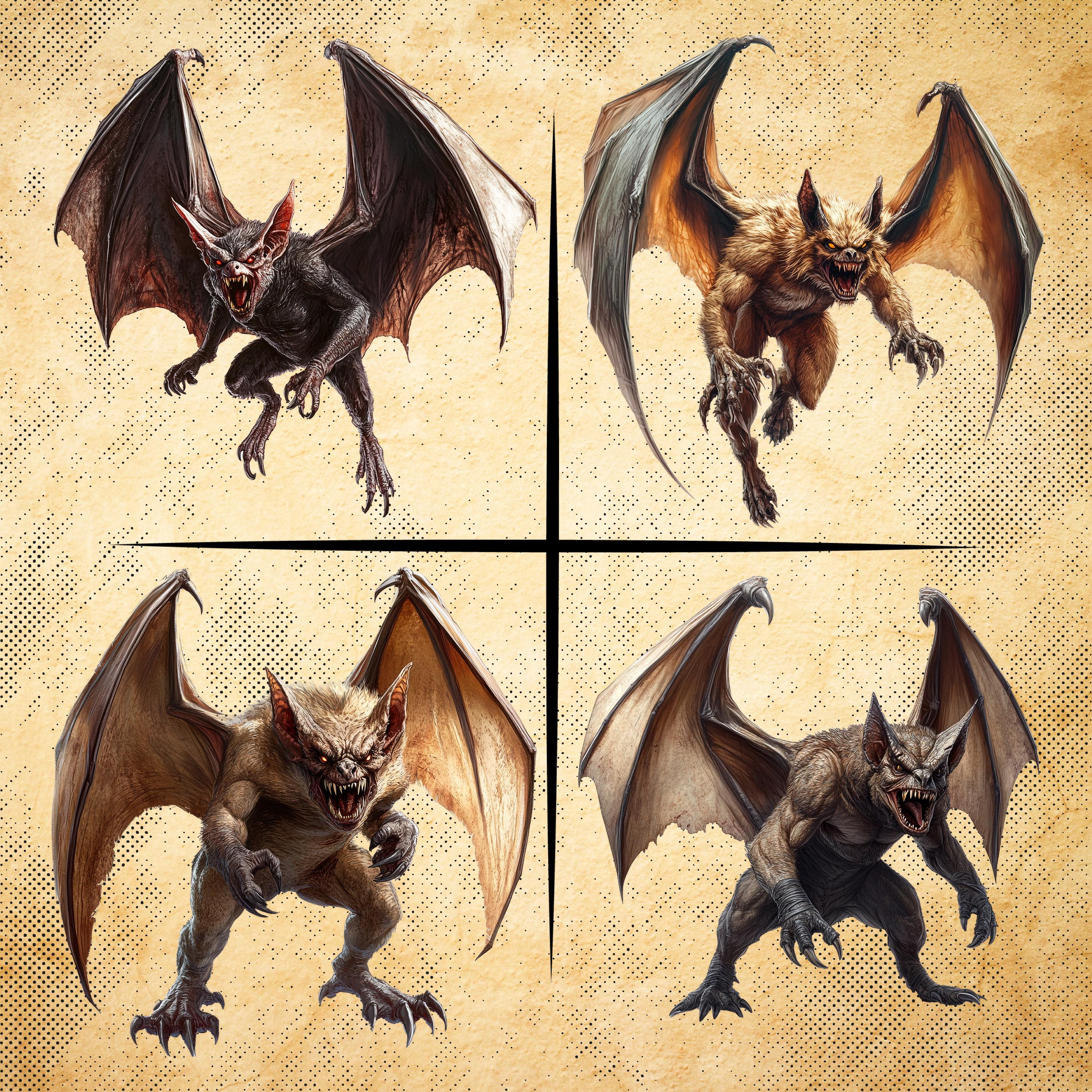 Ahool Bats – Legendary Creatures of the Night , Fantasy DND ...