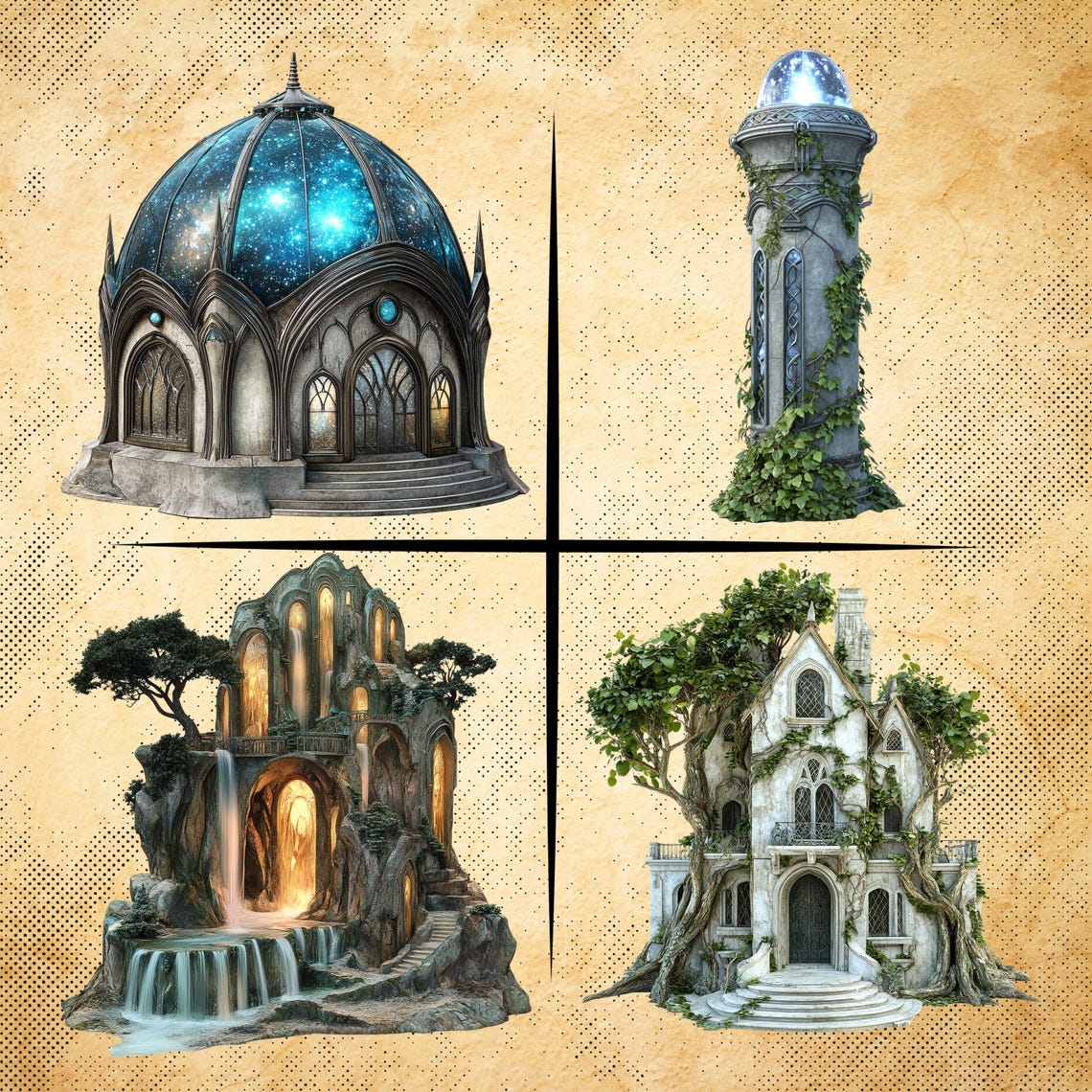 Elvish Buildings – Elegant Architecture From the Realm of Elves ...