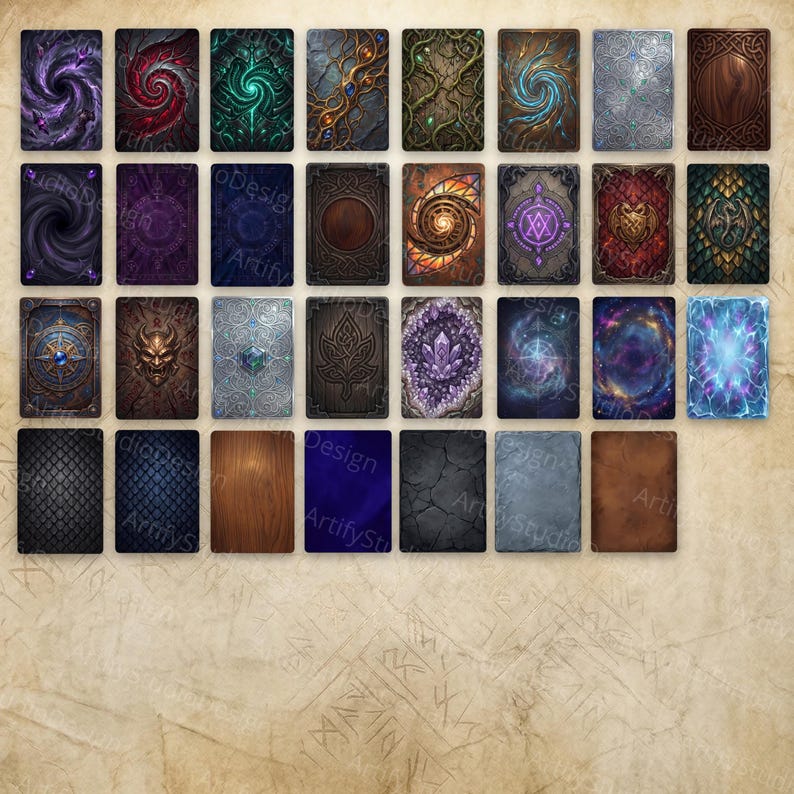 Ultimate Tcg Development Kit | Fantasy Trading Card Game Asset Bundle | Modular Card Maker PNG SVG | Game Design UI | Commercial Use image 9